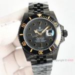 Swiss BLAKEN Rolex Submariner Black & Gold Cal.3135 Replica Watch